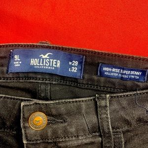 Hollister Black High Rise Jeans